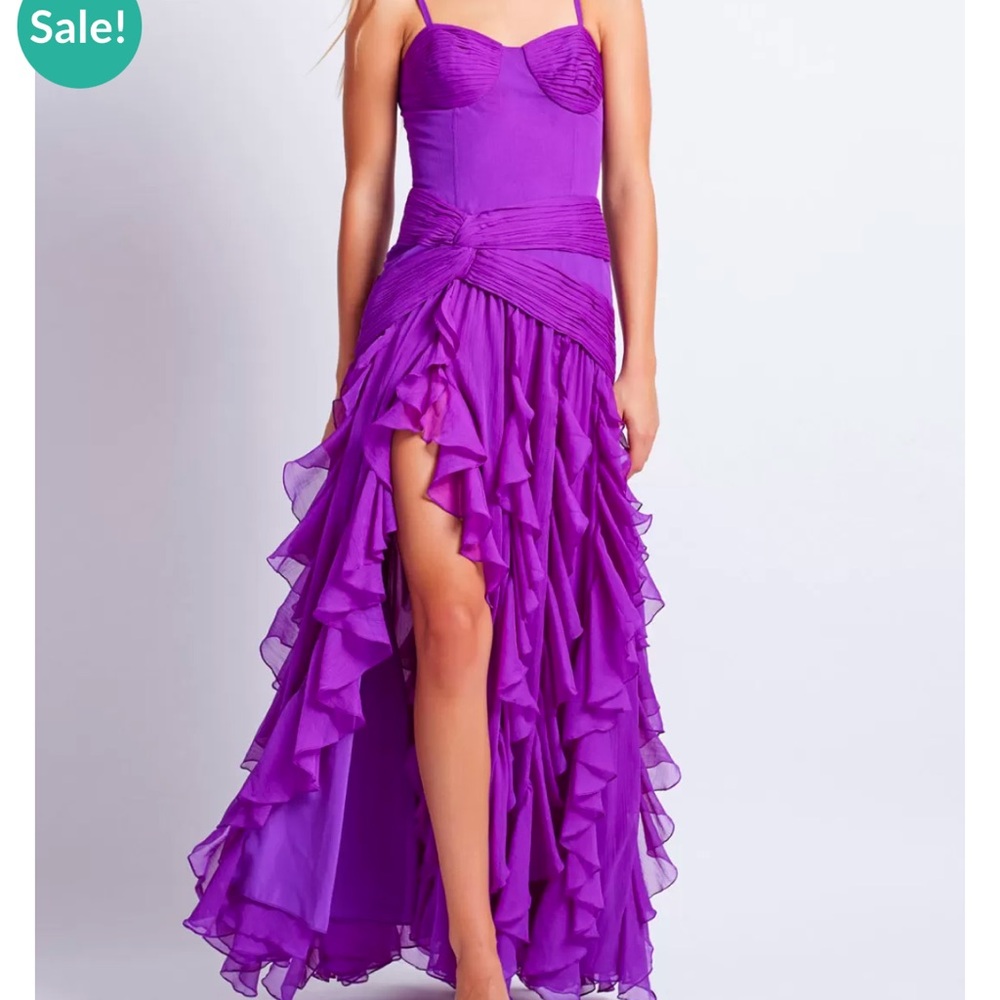 PatBO Vibrant Purple Maxi Dress